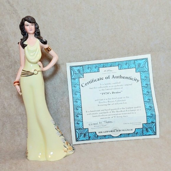 Rare Ltd Edition Bradford Exchange "Denise" Home/Office Collectible Statue Decor - Picture 1 of 12